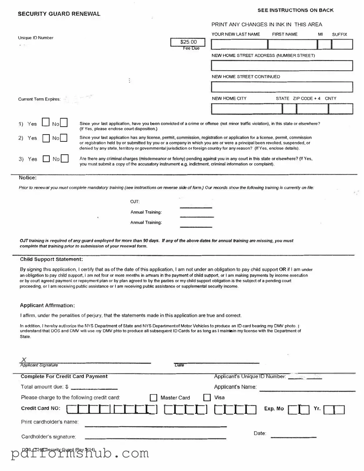 Fill in Your Dos 1246 Form
