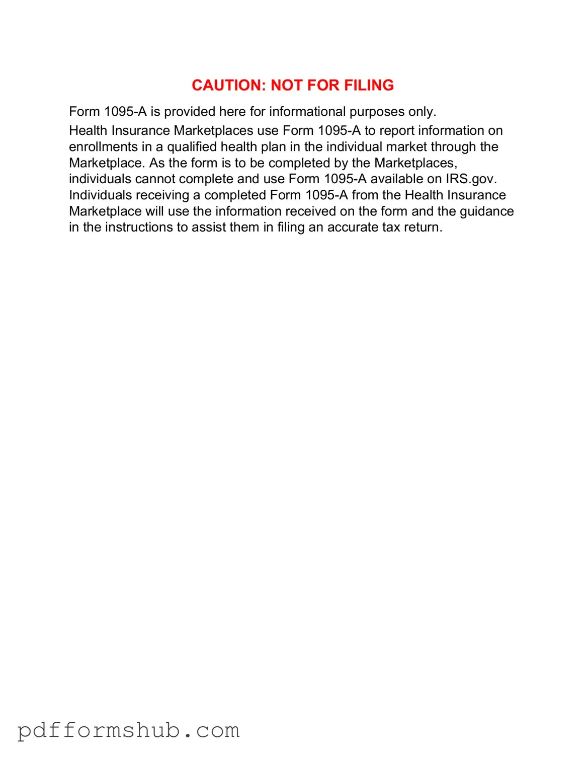 Fill in Your IRS 1095-A Form