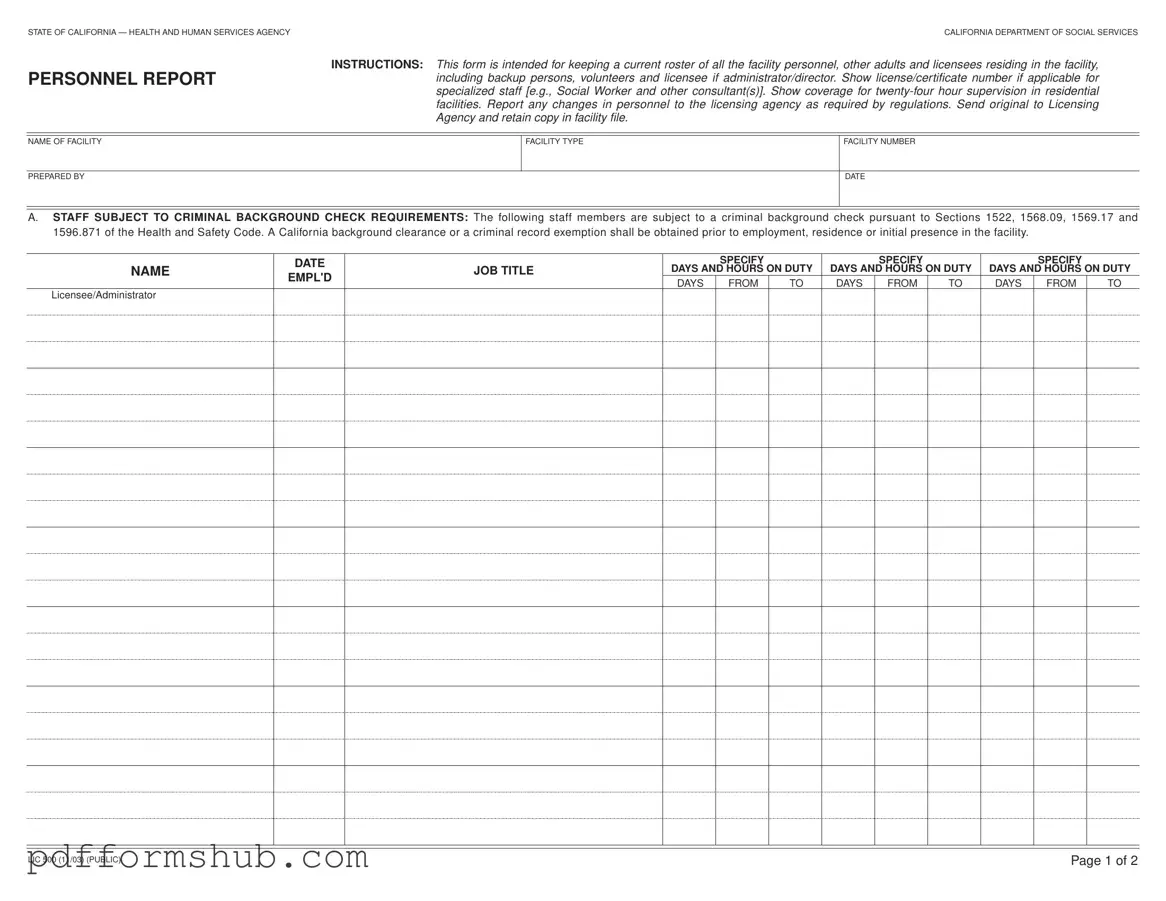 Fill in Your Lic 500 Form
