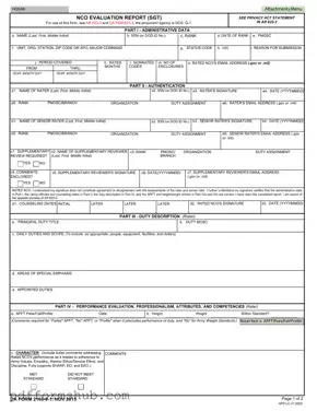 Fill in Your Da 2166 9 1 Form