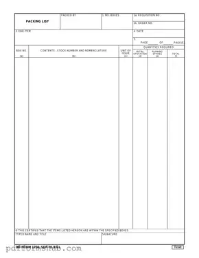 Fill in Your Dd 1750 Form