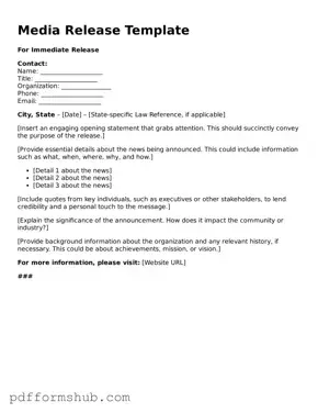 Valid Media Release Form