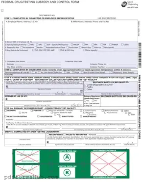Fill in Your Drug Screen Form