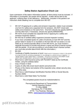 Fill in Your Mv 427 Penndot Form
