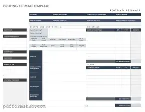Fill in Your Roofing Estimate Form